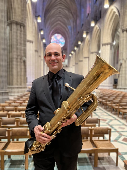 ophicleide at Washington National Cathedral for Mendelssohn's Elijah