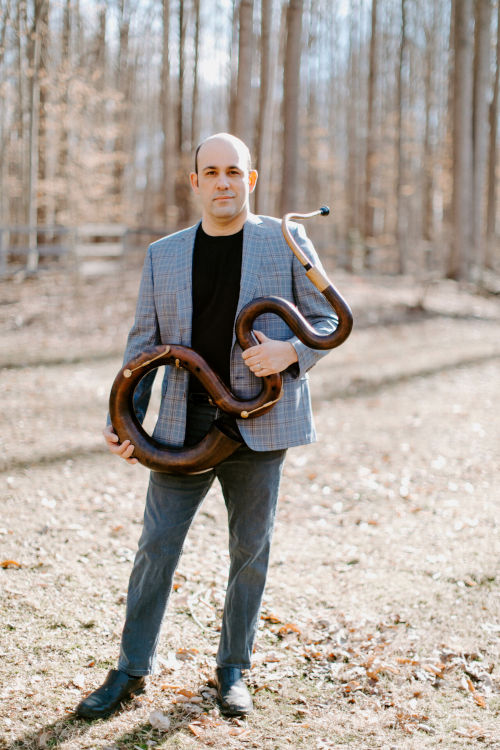 with my Pierre Ribo serpent
