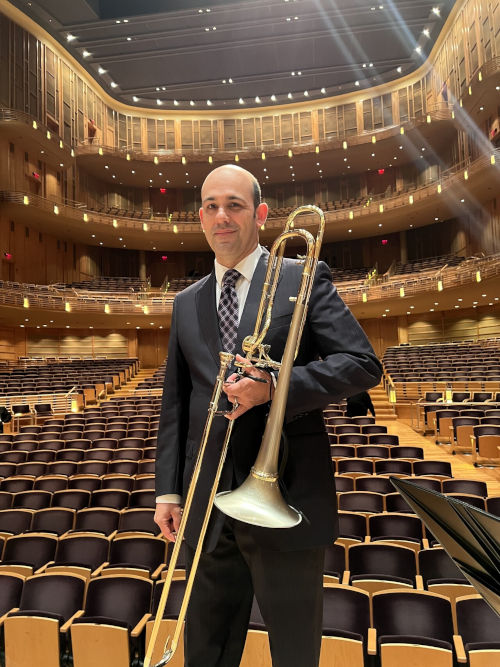 modern trombone at Strathmore Hall